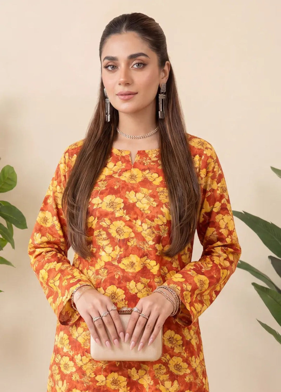 Salitex Unstitched Printed Lawn 2 Piece Suit SUNS82AG2058 Casual Collection