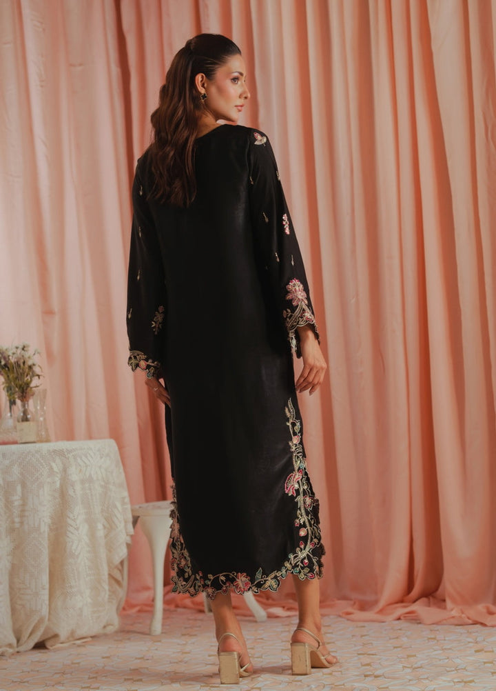 Sprinkles Women RTW Embroidered Suede 1 Piece Suit Gothic Rose Summer Collection