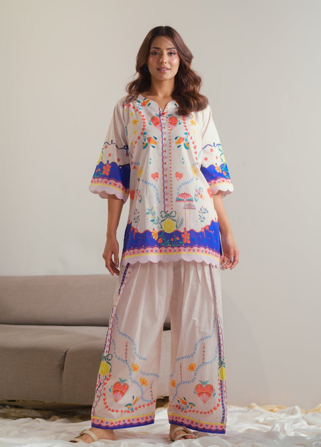Sprinkles Women RTW Printed Cotton 2 Piece Suit Aurora Threads Summer Collection