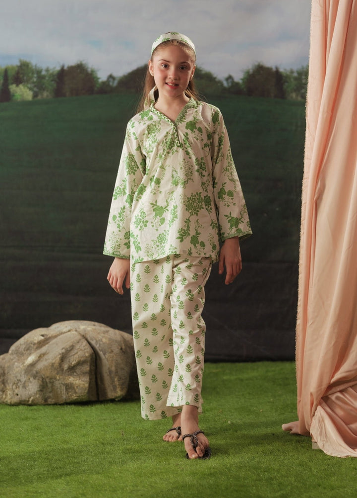 Sprinkles Girls RTW Printed Cotton 2 Piece Suit Playful Sprout Summer Collection