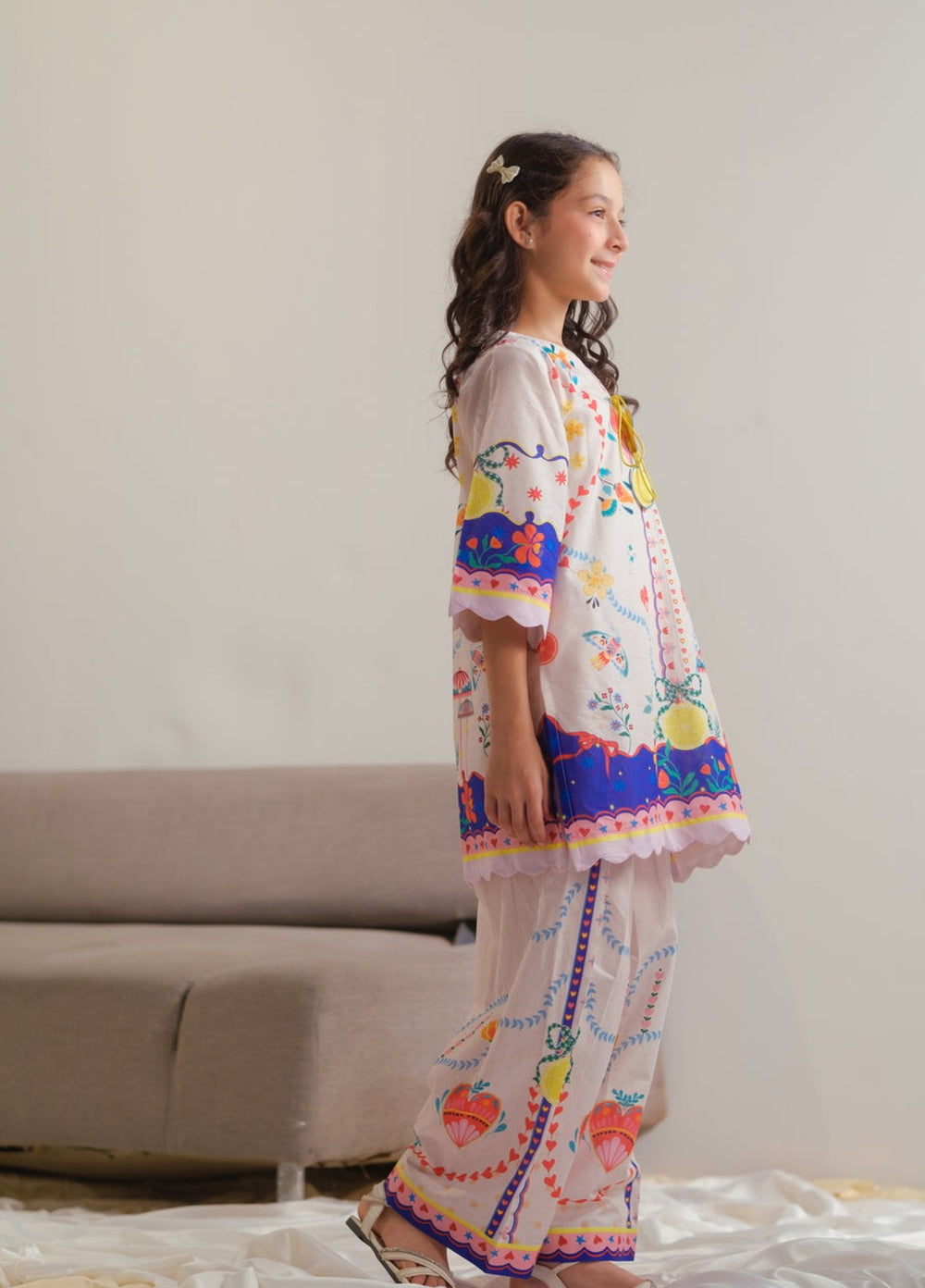 Sprinkles Girls RTW Printed Cotton 2 Piece Suit Aurora Threads Summer Collection