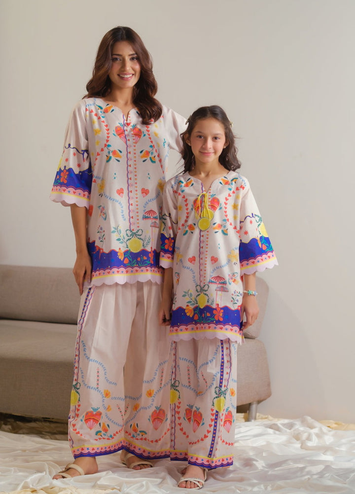 Sprinkles Girls RTW Printed Cotton 2 Piece Suit Aurora Threads Summer Collection