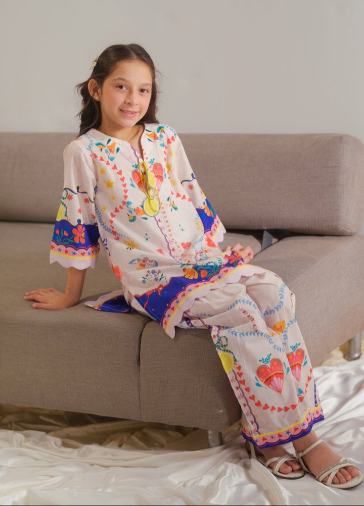 Sprinkles Girls RTW Printed Cotton 2 Piece Suit Aurora Threads Summer Collection