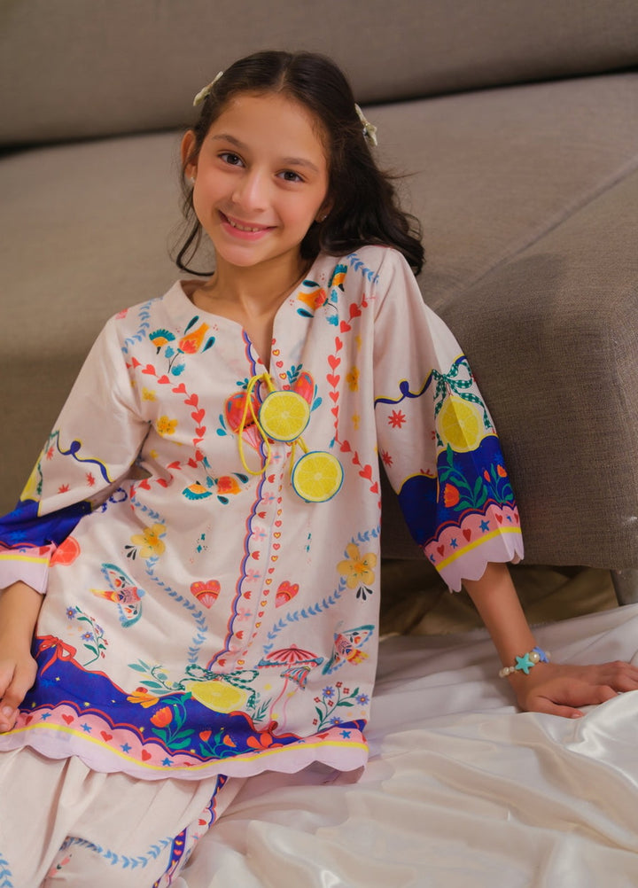 Sprinkles Girls RTW Printed Cotton 2 Piece Suit Aurora Threads Summer Collection