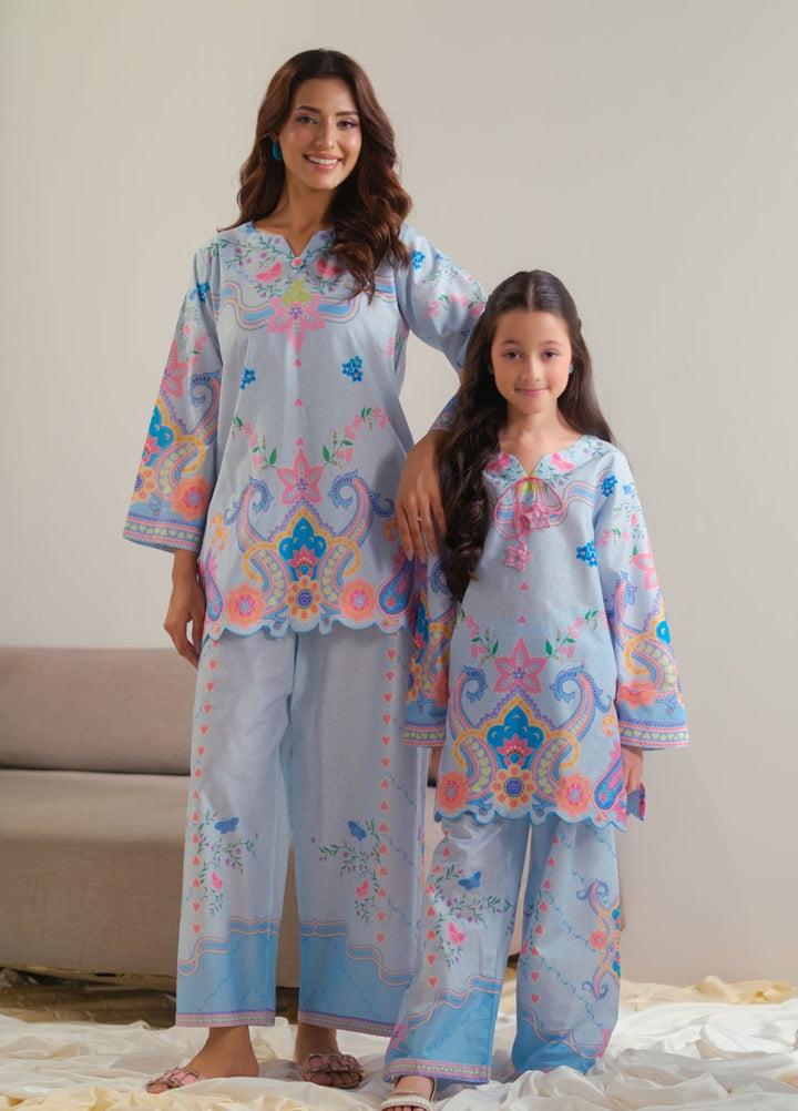 Sprinkles Girls RTW Printed Cotton 2 Piece Suit Celestial Garden Summer Collection