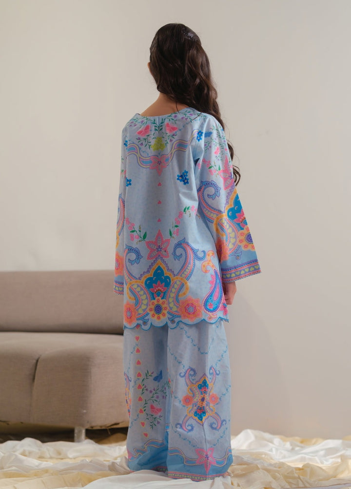 Sprinkles Girls RTW Printed Cotton 2 Piece Suit Celestial Garden Summer Collection
