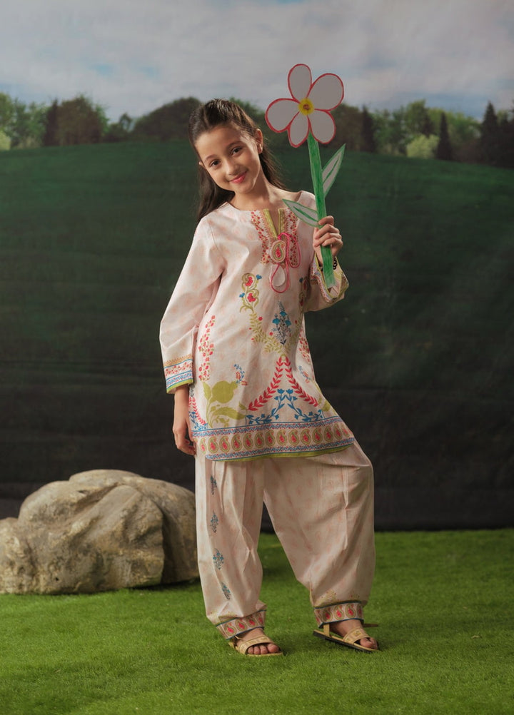 Sprinkles Girls RTW Printed Cotton 2 Piece Suit Spring Blush Summer Collection