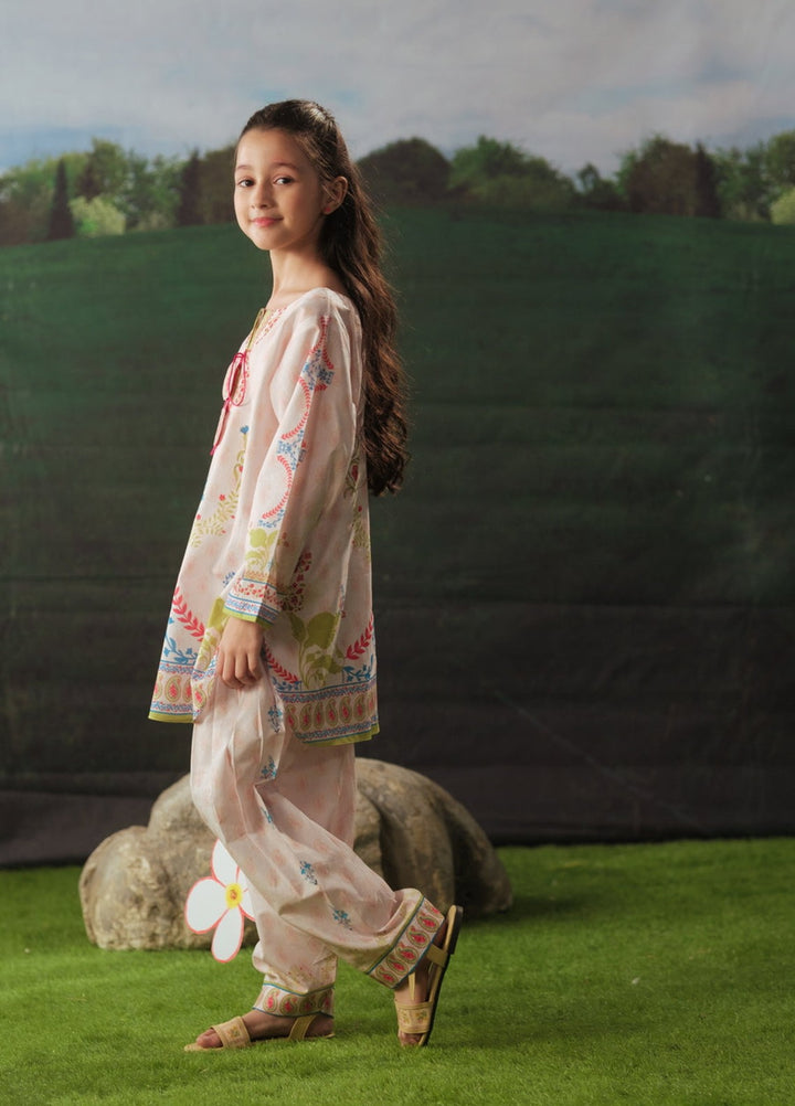 Sprinkles Girls RTW Printed Cotton 2 Piece Suit Spring Blush Summer Collection