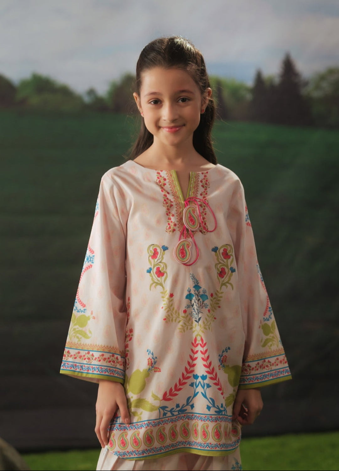 Sprinkles Girls RTW Printed Cotton 2 Piece Suit Spring Blush Summer Collection