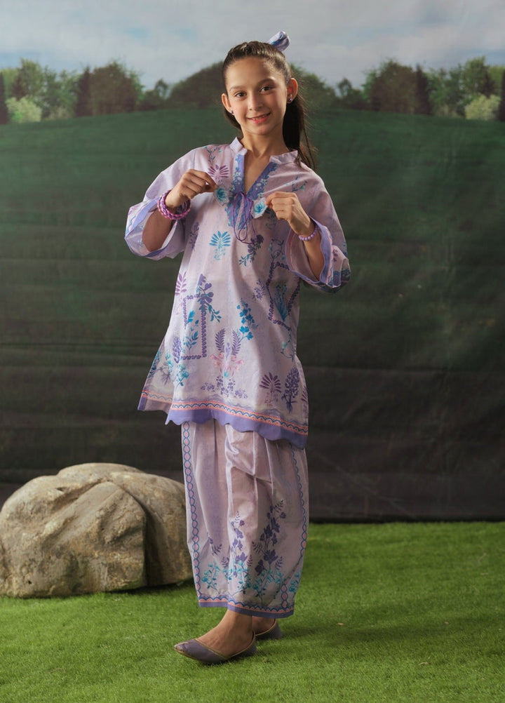 Sprinkles Girls RTW Printed Cotton 2 Piece Suit Orchid Whisper Summer Collection