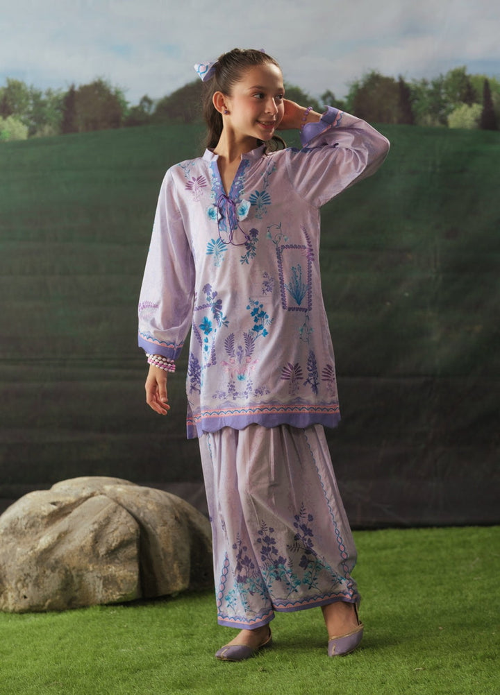 Sprinkles Girls RTW Printed Cotton 2 Piece Suit Orchid Whisper Summer Collection