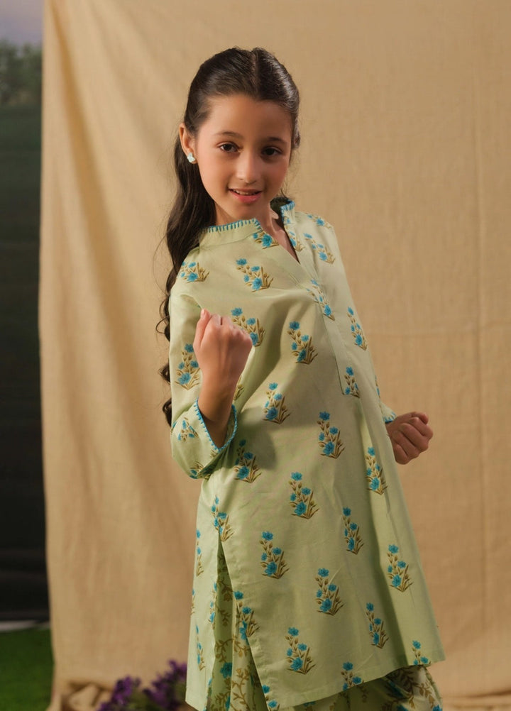 Sprinkles Girls RTW Printed Cotton 2 Piece Suit Bluebell Whisp Summer Collection