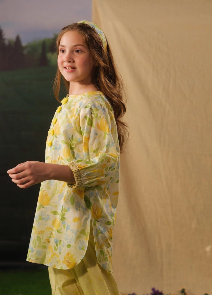 Sprinkles Girls RTW Printed Cotton 2 Piece Suit Sunny Tassel Summer Collection