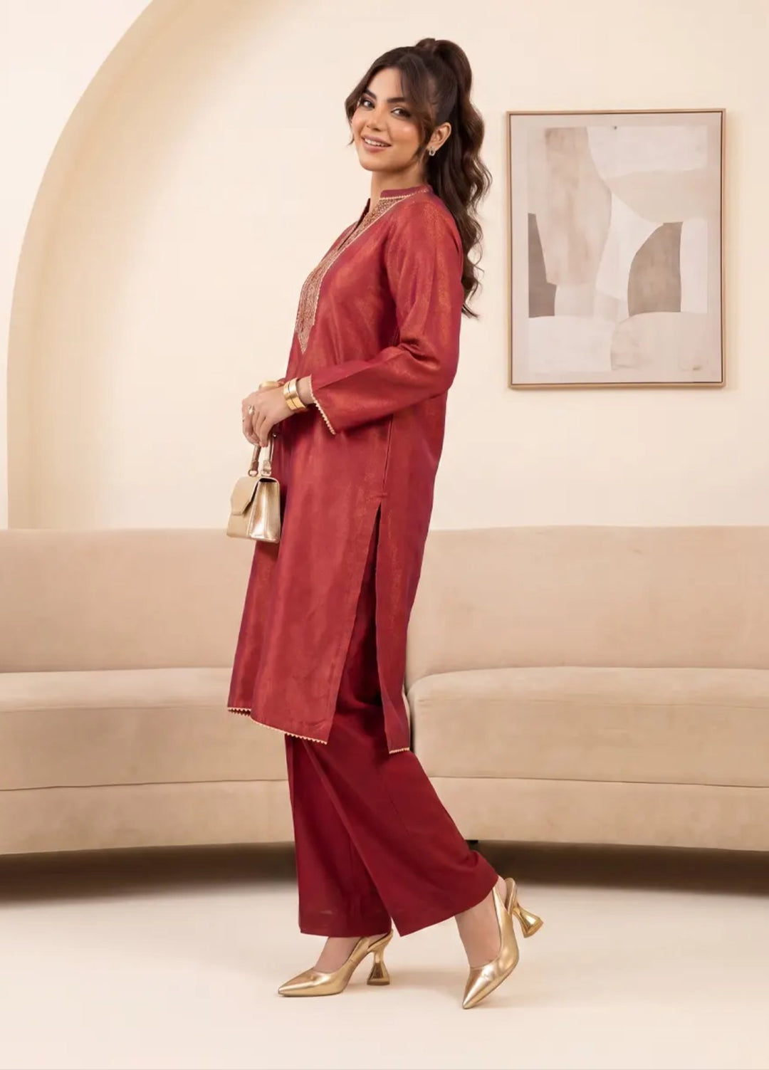 Salitex Women RTW Solids Crepe 1 Piece Suit S26L1PEF0013 Casual Collection