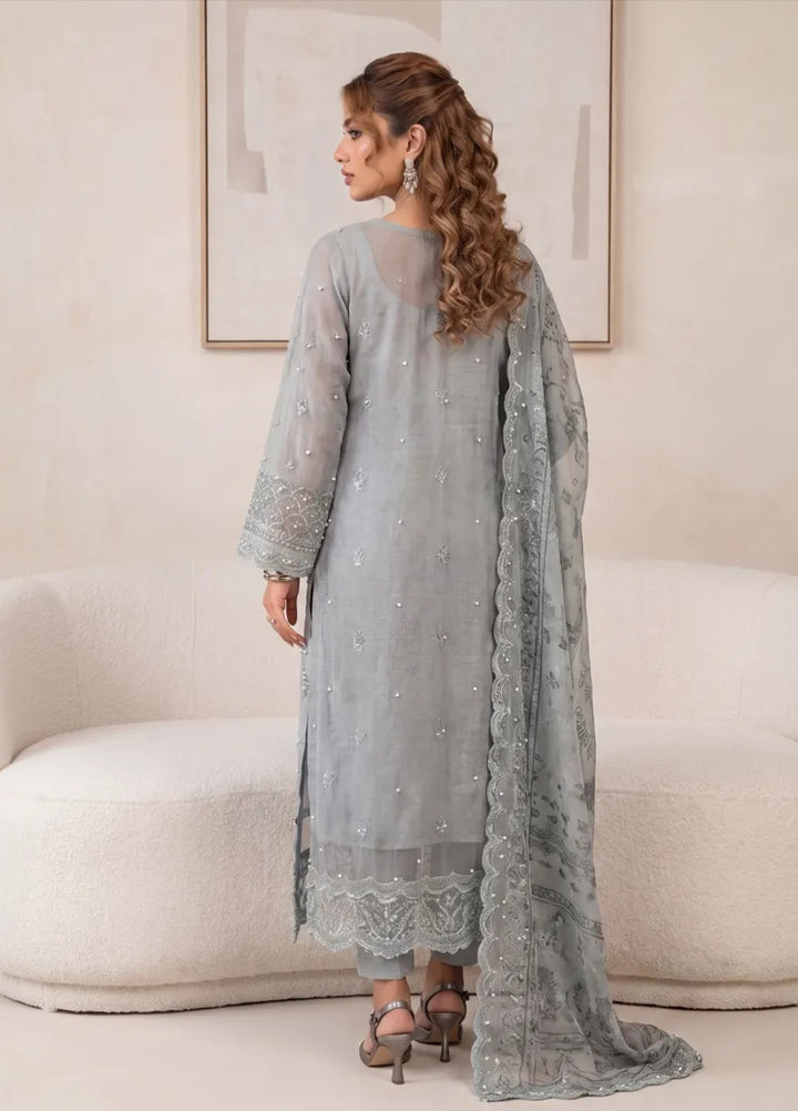 Salitex Women RTW Embroidered Khaadi Net 3 Piece Suit SPL3PEF068 Casual Collection
