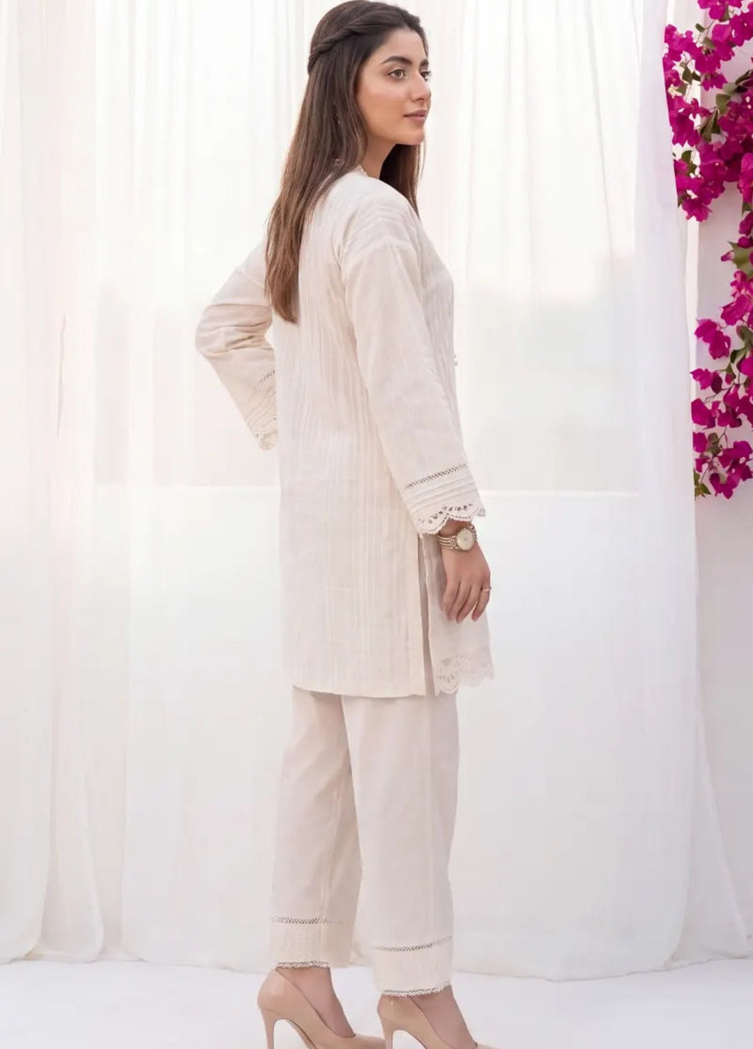 Salitex Women RTW Solids Net 2 Piece Suit SS26L2PBC902-A Casual Collection
