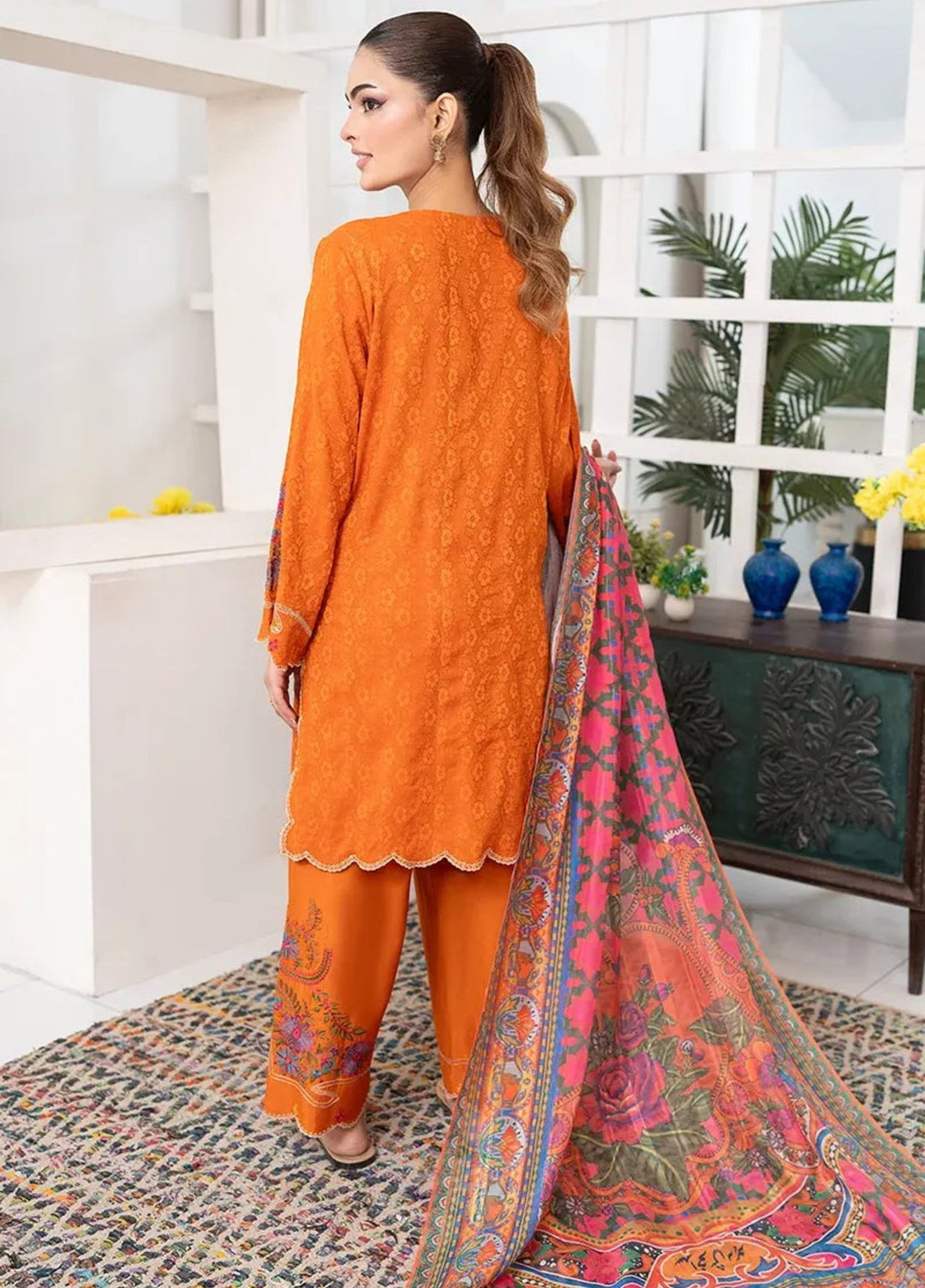 Salitex Women RTW Embroidered Jacquard 3 Piece Suit WP7L3PEC382 Casual Collection