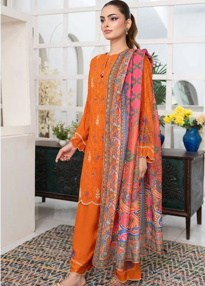 Salitex Women RTW Embroidered Jacquard 3 Piece Suit WP7L3PEC382 Casual Collection