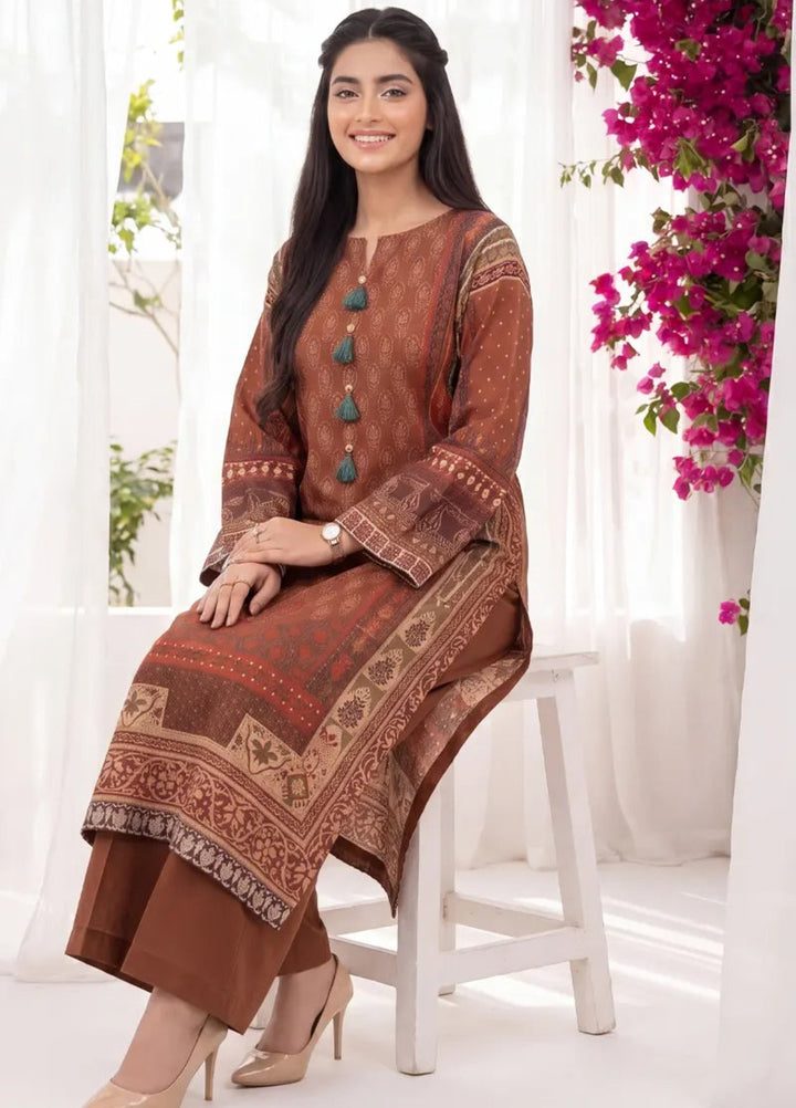 Salitex Women RTW Printed Raw Silk 1 Piece Suit S26KFT1PEVCL959 Casual Collection