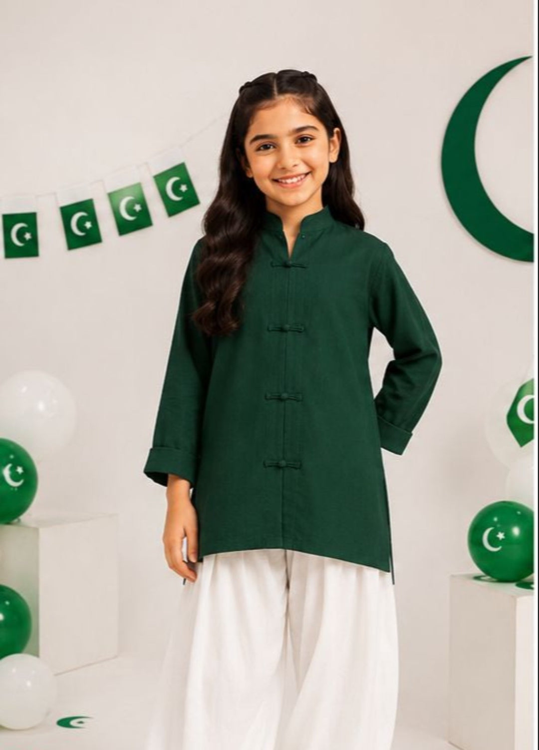 Sprinkles Girls RTW Printed Blended 1 Piece Suit Emerald Heritage Top Summer Collection