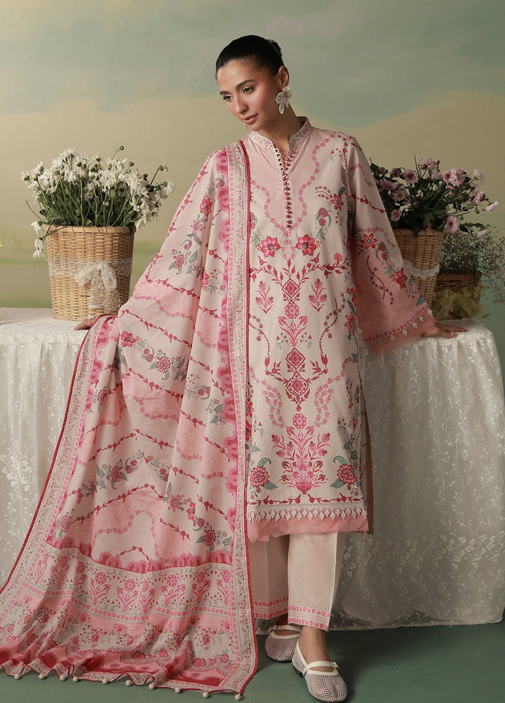 Sahar Women Unstitched Printed Cambric 3 Piece Suit Rosavine Casual Collection