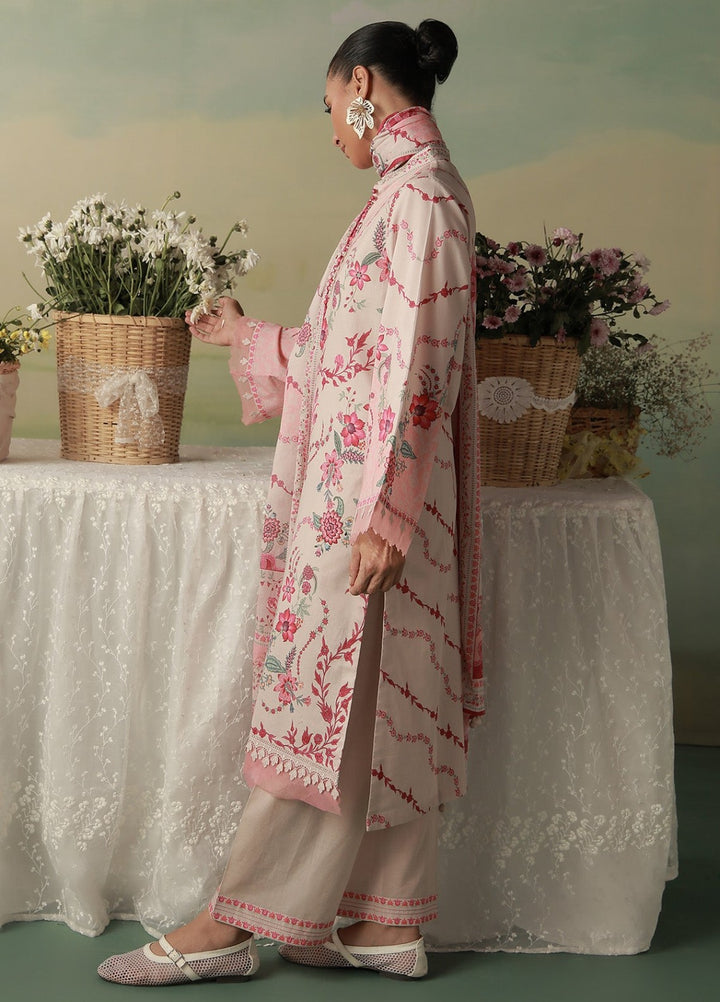 Sahar Women Unstitched Printed Cambric 3 Piece Suit Rosavine Casual Collection