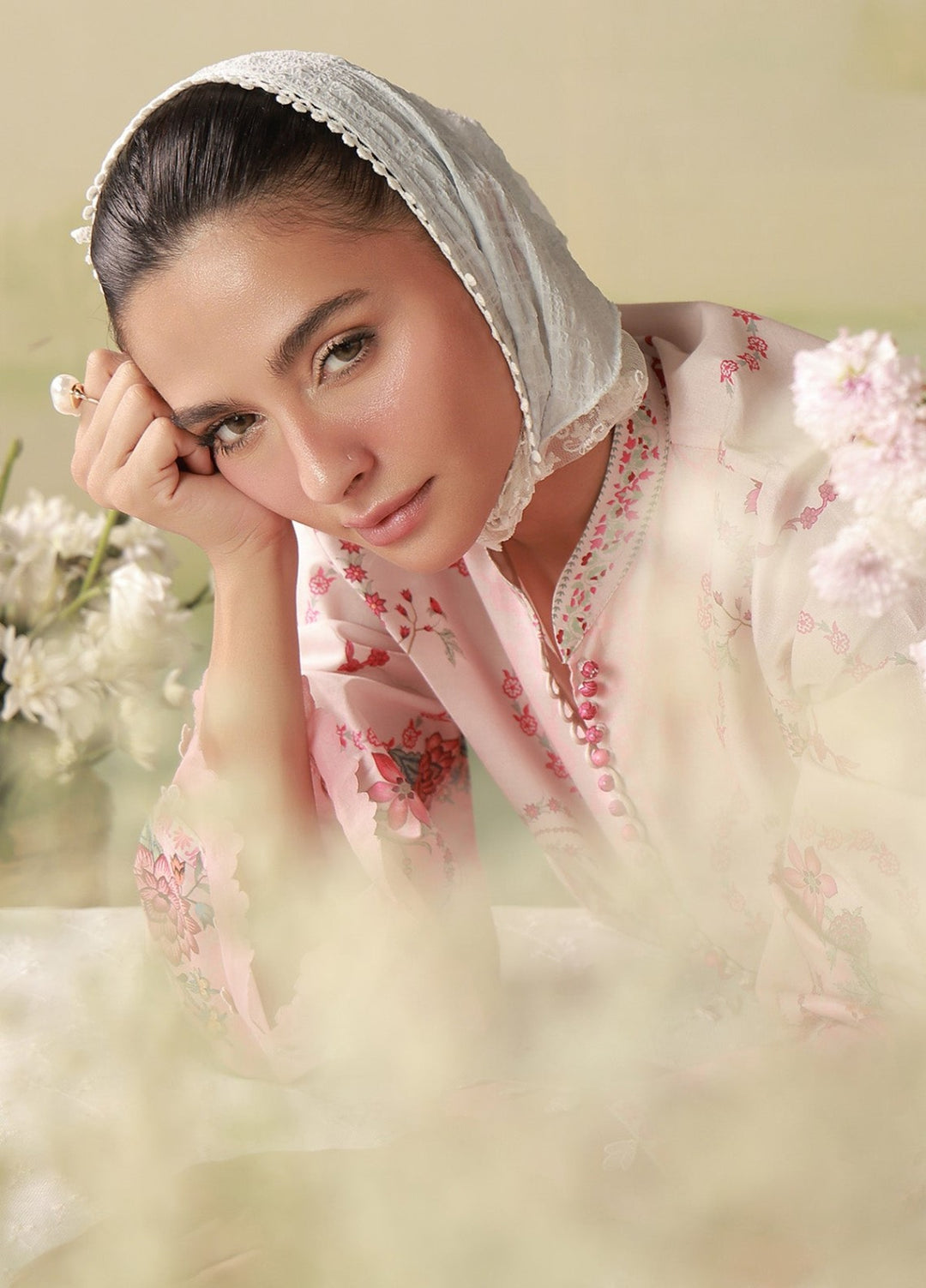 Sahar Women Unstitched Printed Cambric 3 Piece Suit Rosavine Casual Collection