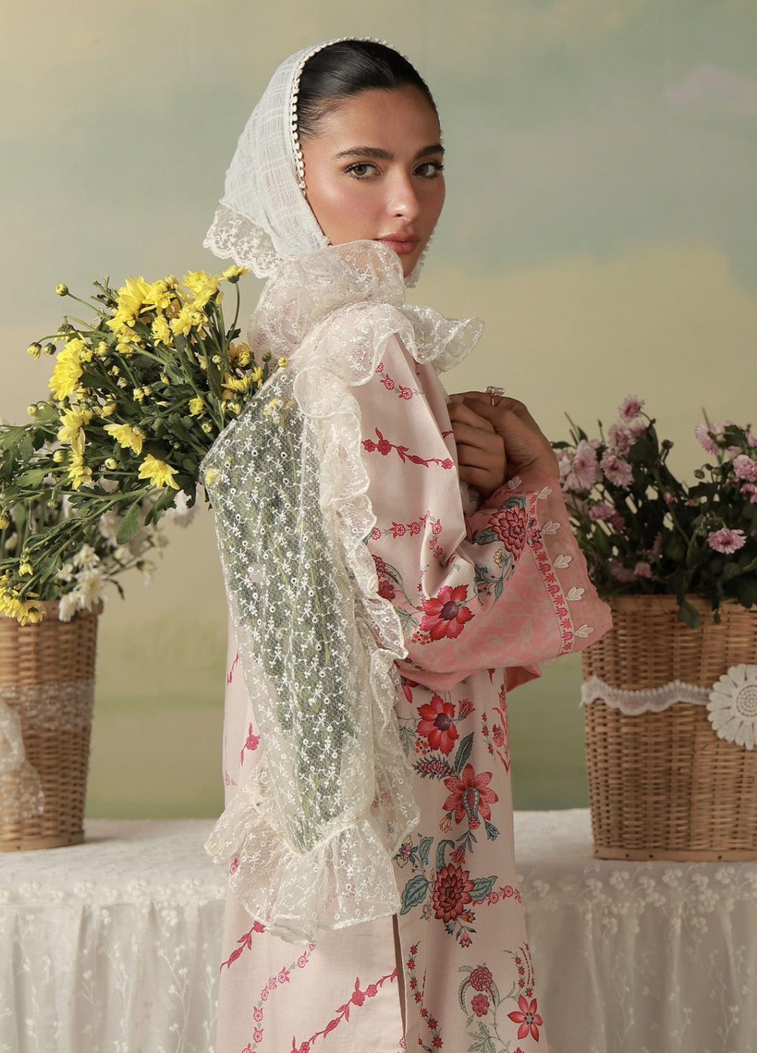 Sahar Women Unstitched Printed Cambric 3 Piece Suit Rosavine Casual Collection