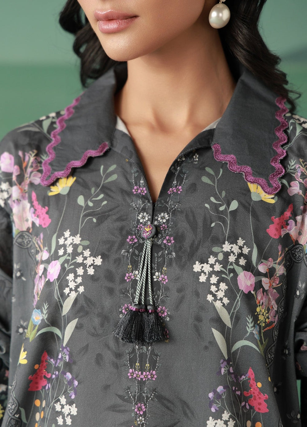 Sahar Women Unstitched Printed Cambric 3 Piece Suit Mosaelle Casual Collection