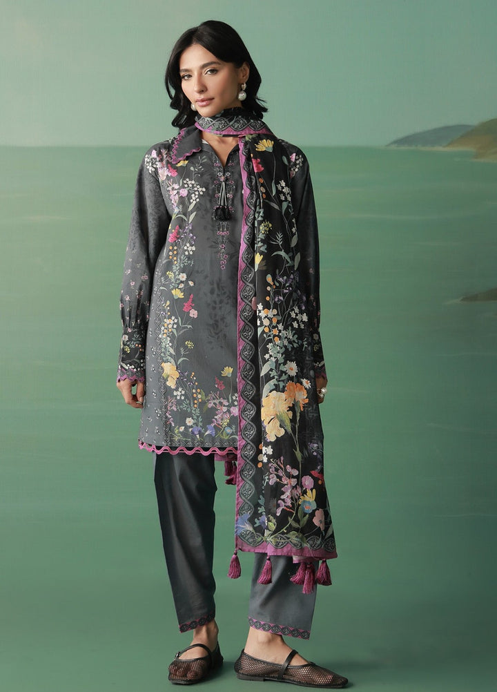 Sahar Women Unstitched Printed Cambric 3 Piece Suit Mosaelle Casual Collection