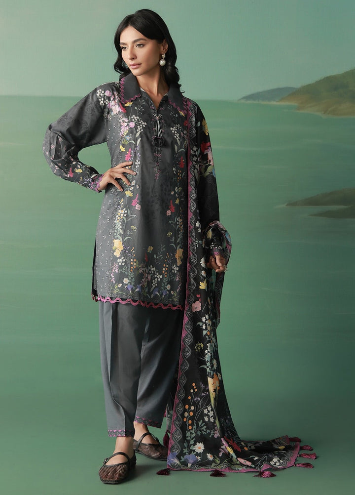 Sahar Women Unstitched Printed Cambric 3 Piece Suit Mosaelle Casual Collection