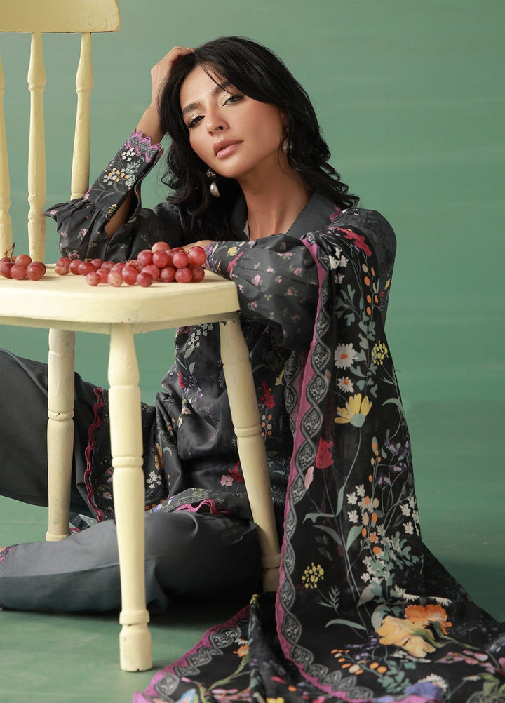 Sahar Women Unstitched Printed Cambric 3 Piece Suit Mosaelle Casual Collection