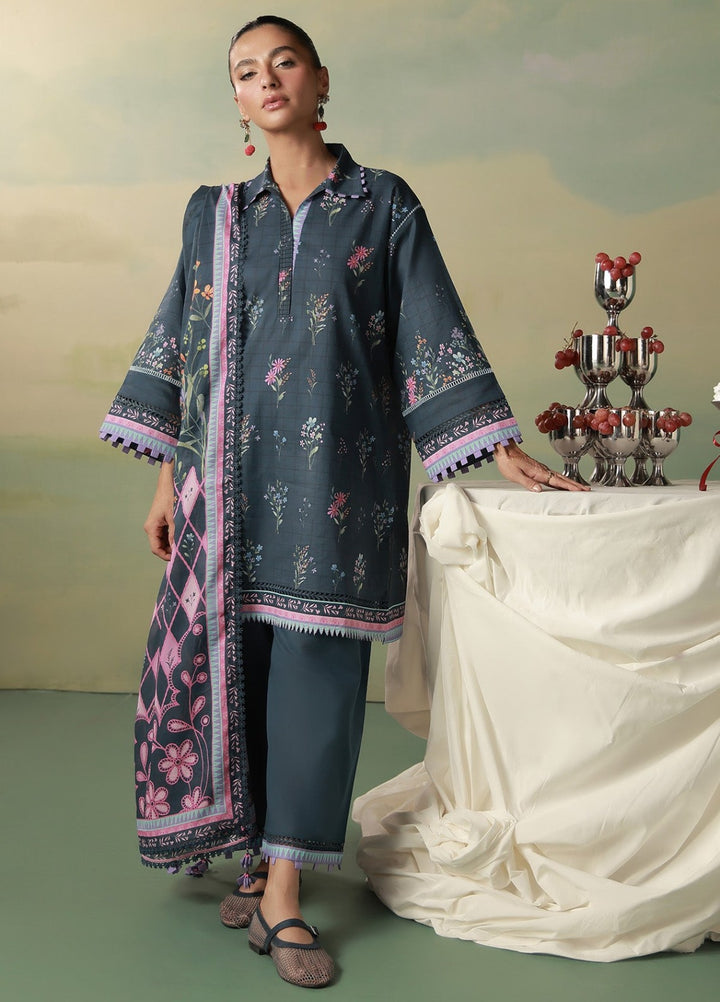 Sahar Women Unstitched Printed Cambric 3 Piece Suit Indigelle Casual Collection