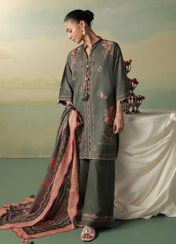 Sahar Women Unstitched Printed Cambric 3 Piece Suit Veloura Casual Collection
