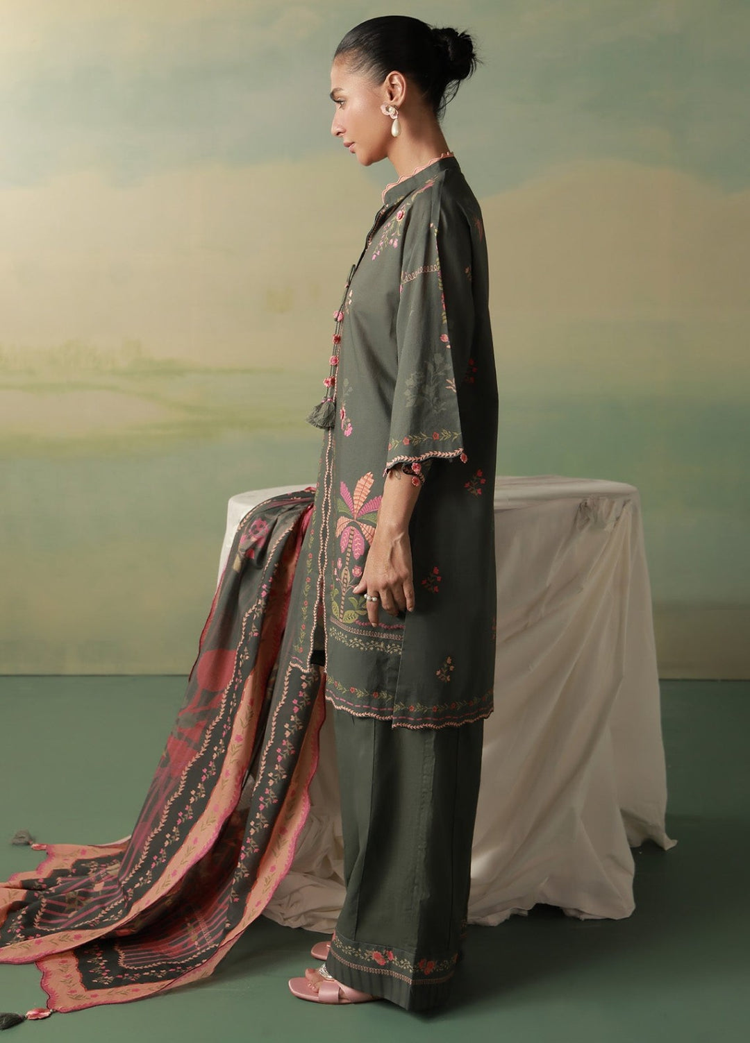 Sahar Women Unstitched Printed Cambric 3 Piece Suit Veloura Casual Collection