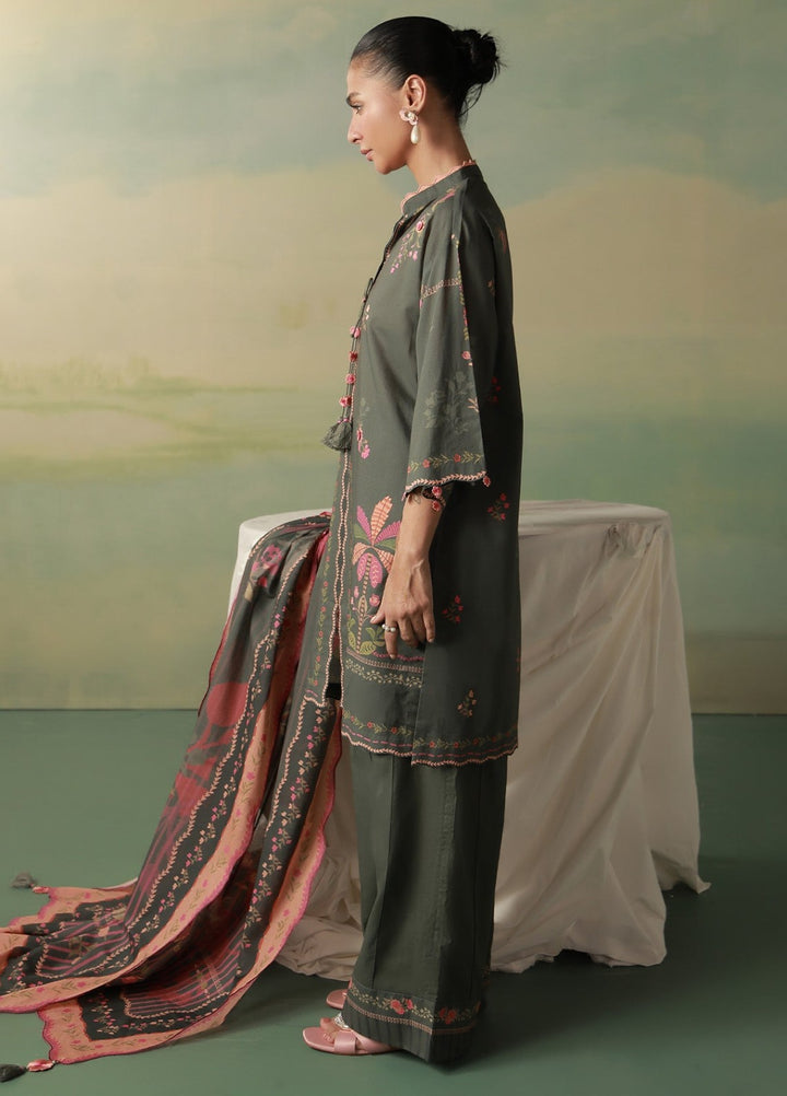 Sahar Women Unstitched Printed Cambric 3 Piece Suit Veloura Casual Collection