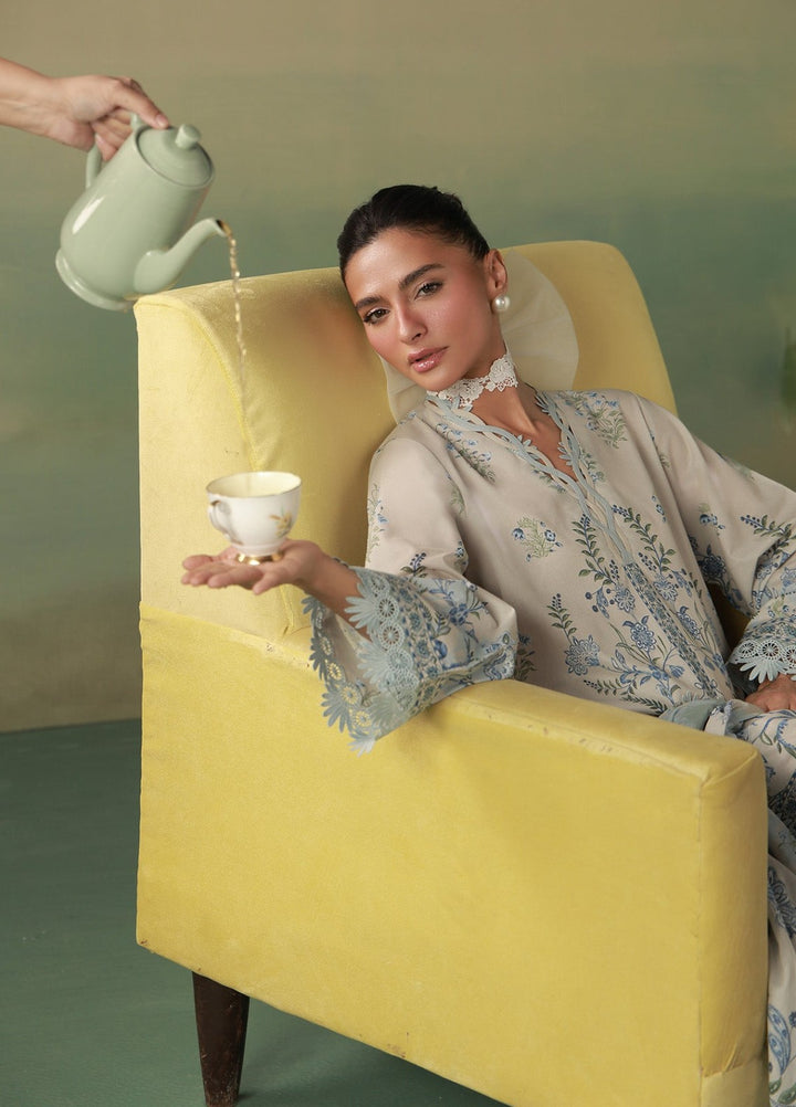 Sahar Women Unstitched Printed Cambric 3 Piece Suit Fleurielle Casual Collection