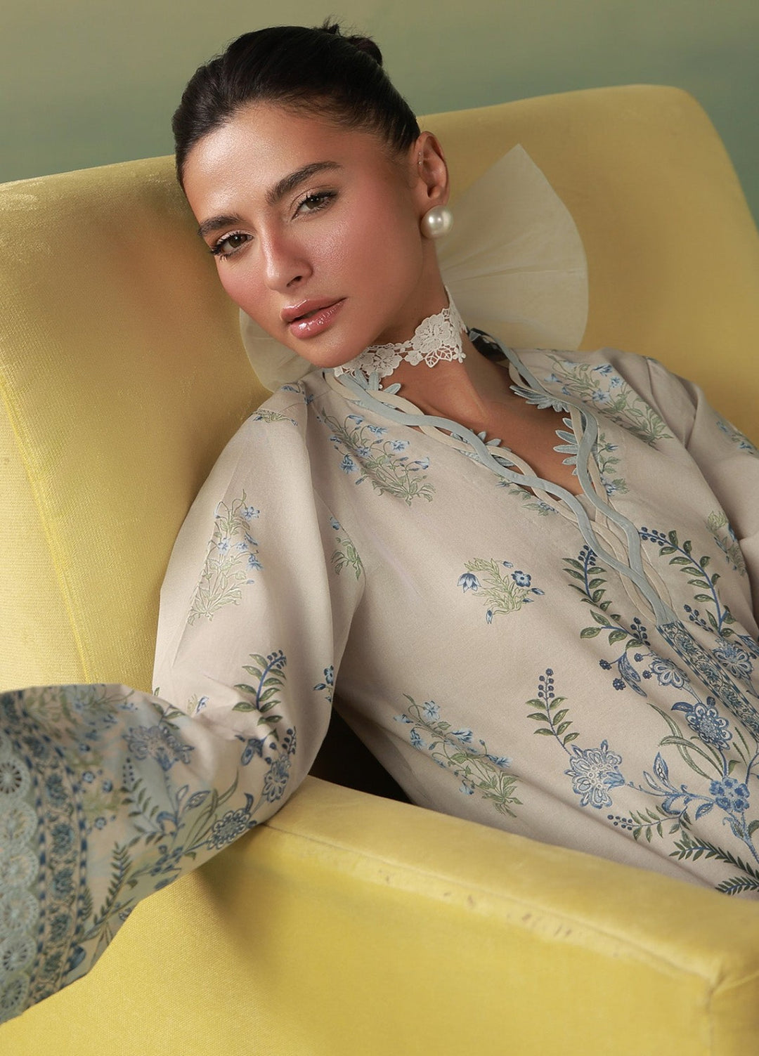 Sahar Women Unstitched Printed Cambric 3 Piece Suit Fleurielle Casual Collection