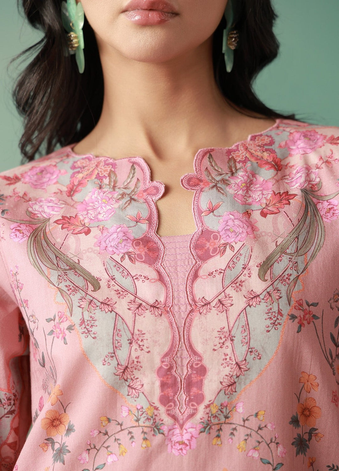 Sahar Women Unstitched Printed Cambric 3 Piece Suit Rosavelle Casual Collection