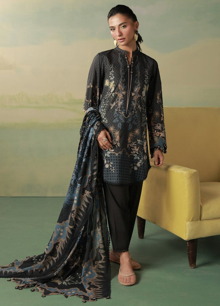 Sahar Women Unstitched Printed Cambric 3 Piece Suit Noctelle Casual Collection