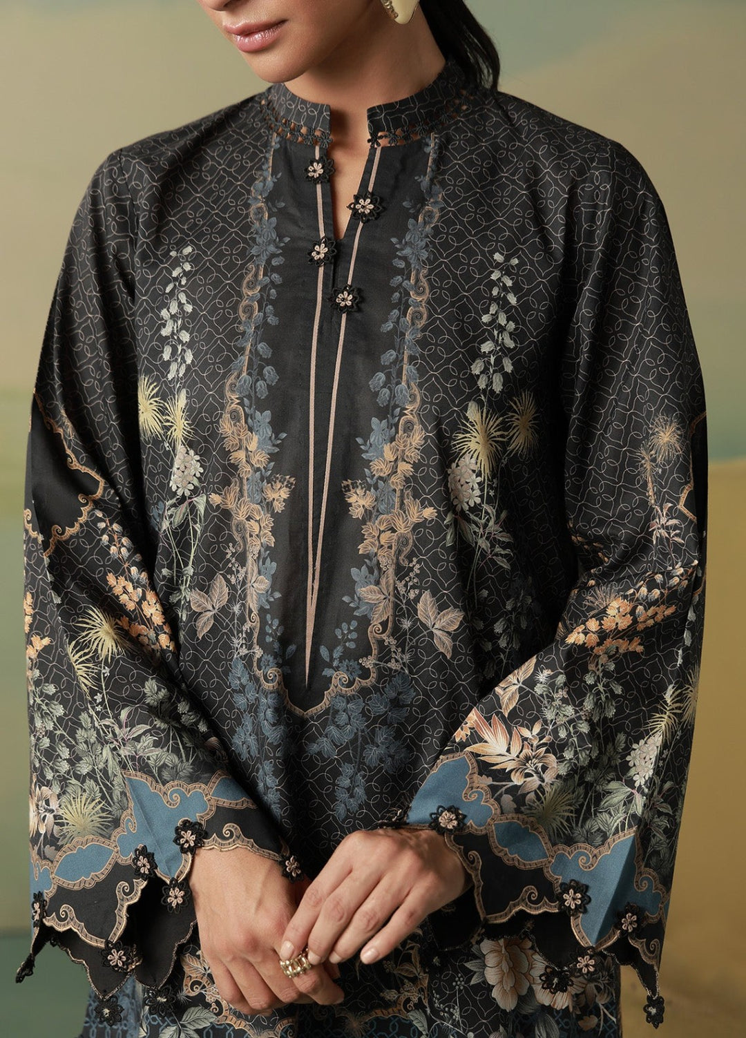 Sahar Women Unstitched Printed Cambric 3 Piece Suit Noctelle Casual Collection