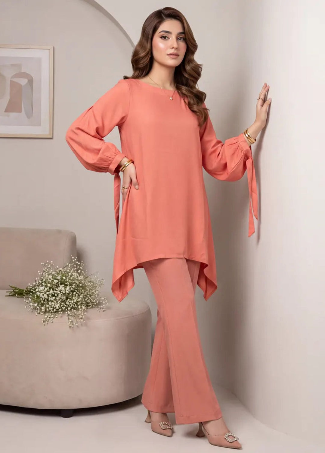 Salitex Women RTW Printed Crepe 1 Piece Suit SS26PBC706-B Casual Collection