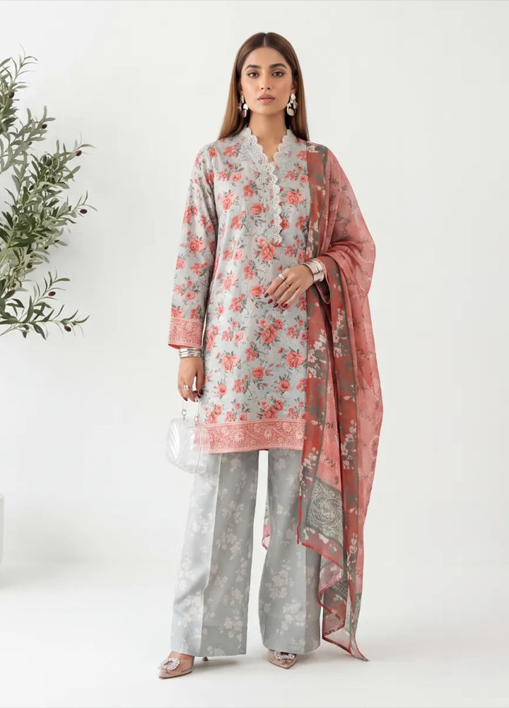 Salitex Women RTW Printed Raw Silk 3 Piece Suit S26L3PNRES836 Casual Collection