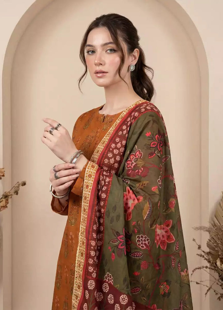Salitex Women RTW Printed Cotton 3 Piece Suit WP7L3PEC335 Casual Collection