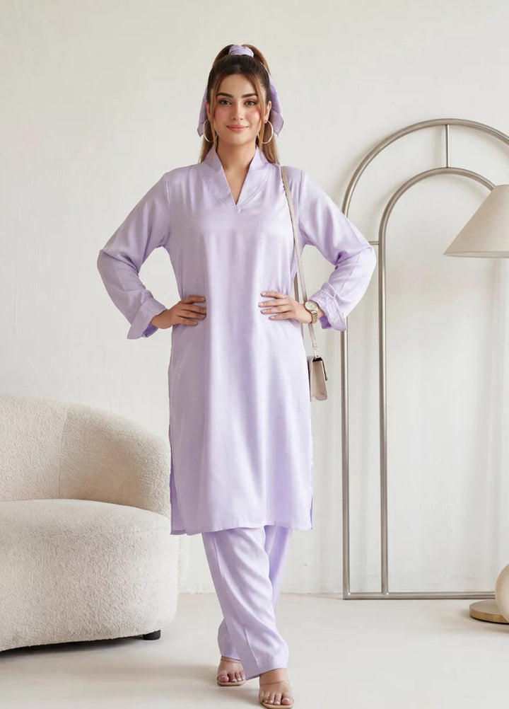 Salitex Women RTW Solids Crepe 2 Piece Suit SS26PBC712-B Casual Collection