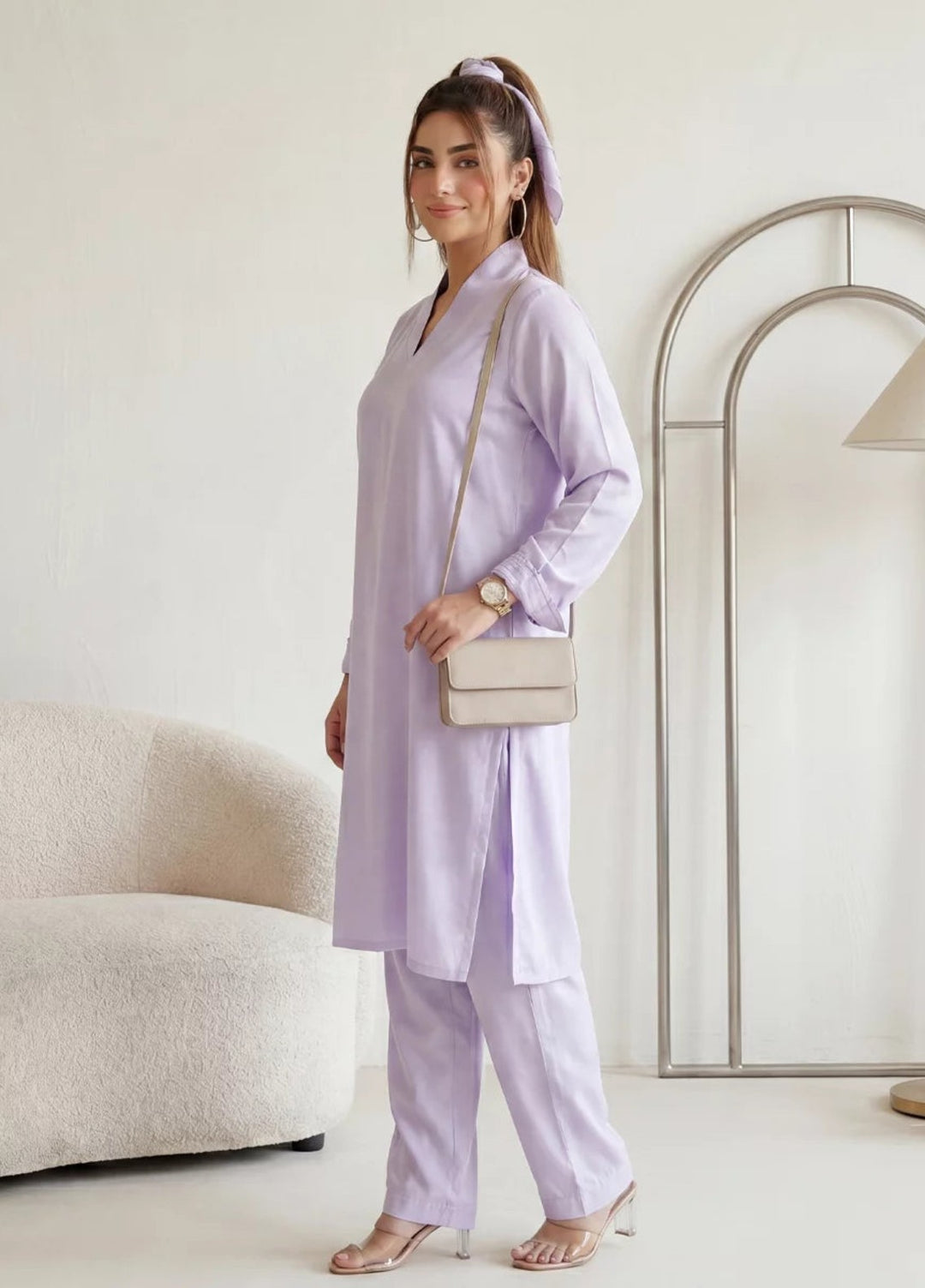 Salitex Women RTW Solids Crepe 2 Piece Suit SS26PBC712-B Casual Collection