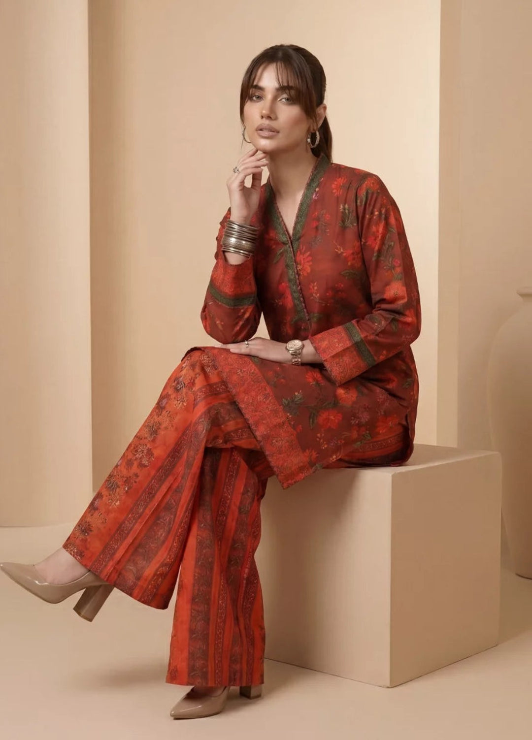 Salitex Women RTW Printed Lawn 2 Piece Suit WP7L2PBE305 Casual Collection