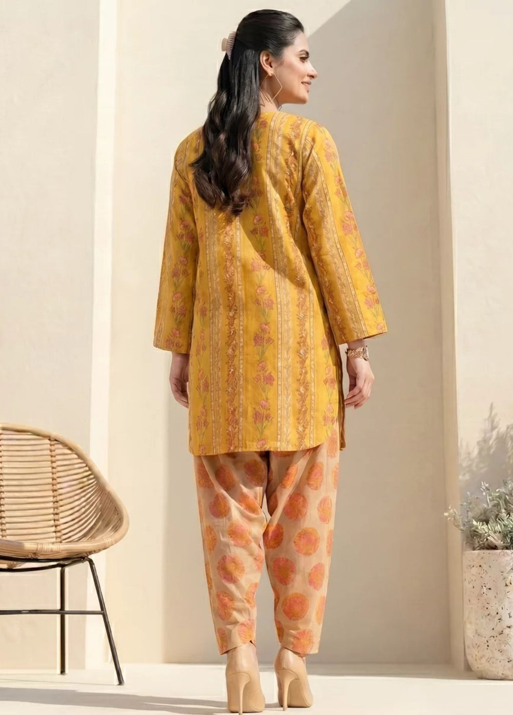 Salitex Women RTW Printed Cambric 2 Piece Suit WP7L2PBE308 Casual Collection