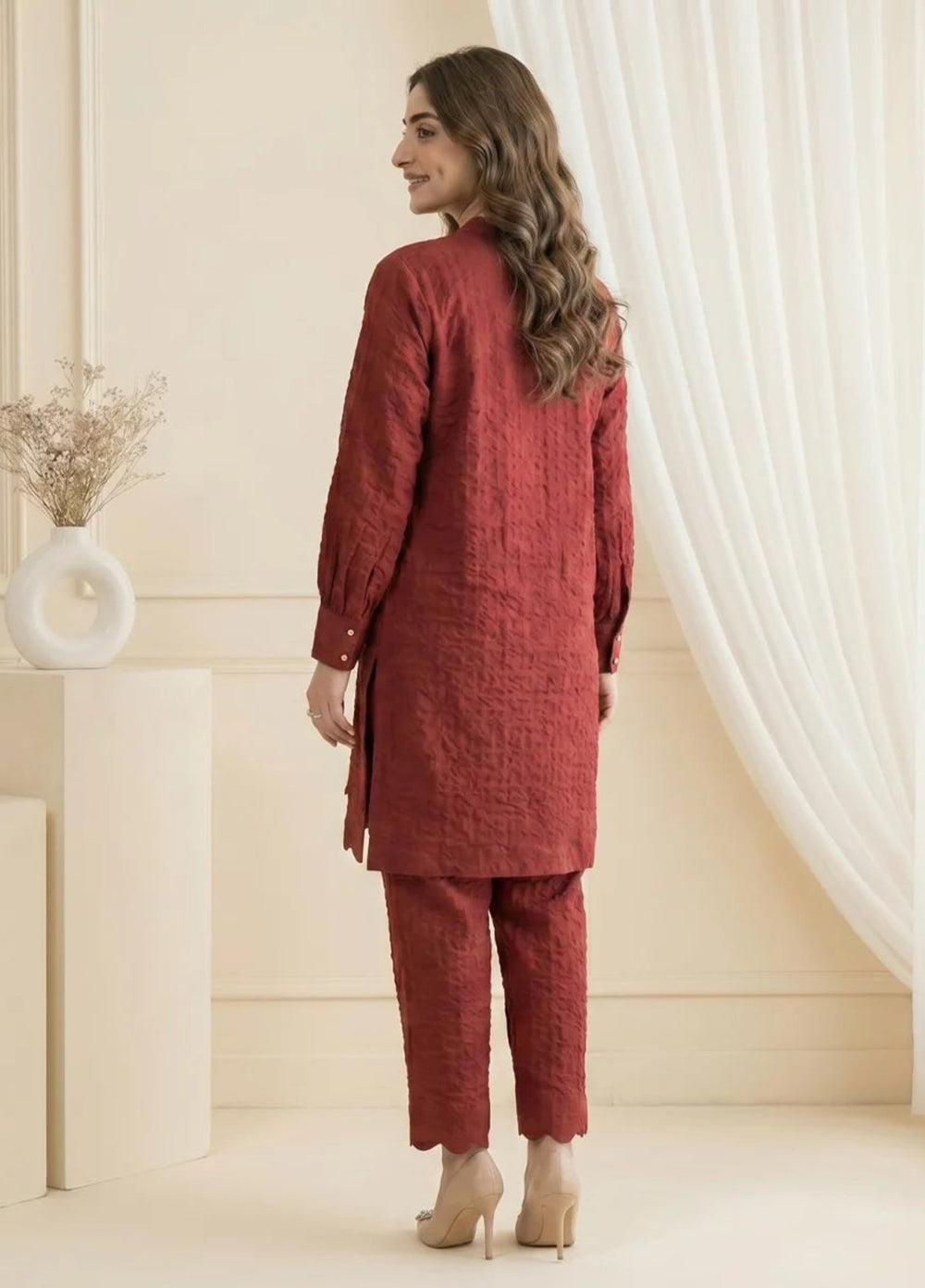Salitex Women RTW Solids Georgette 2 Piece Suit SS26L2PBCO570 Casual Collection