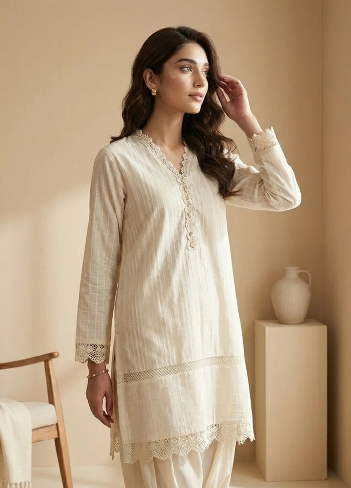 Salitex Women RTW Solids Jacquard 2 Piece Suit SS26L2PBC904 Casual Collection